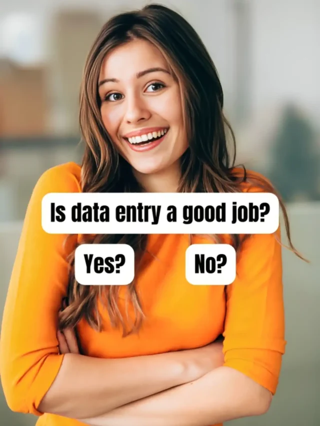 Is data entry a good job