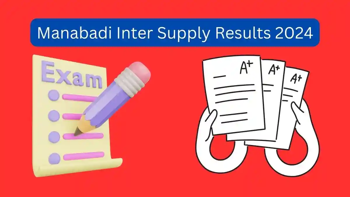 Manabadi Inter supply Results 2024 Declared