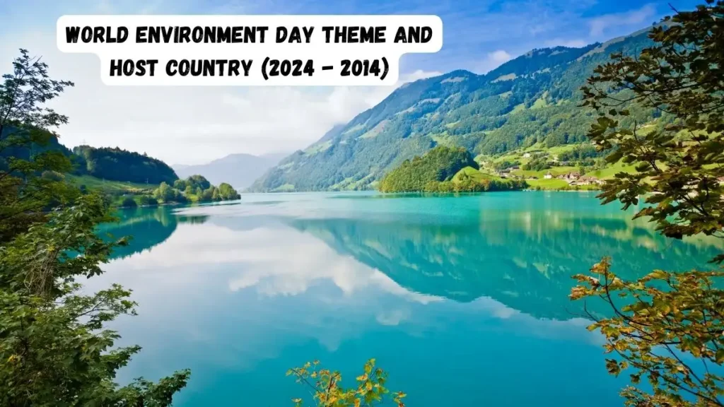 World Environment Day Theme and Host Country