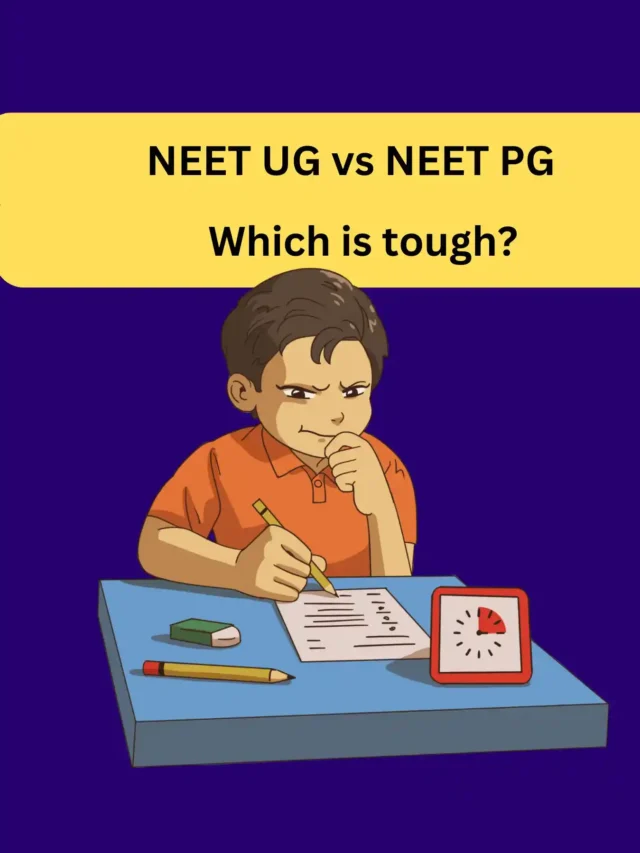 NEET UG vs NEET PG which is tough