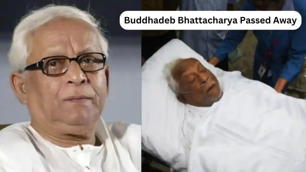 Buddhadeb Bhattacharya Passed Away Today