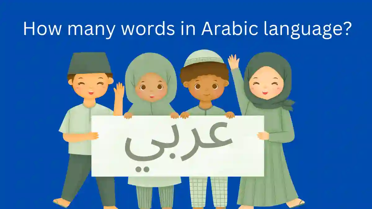 How many words in Arabic language