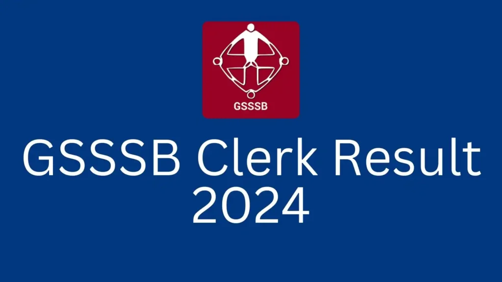 GSSSB Clerk Result 2024