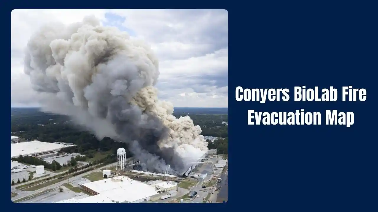 Conyers BioLab Fire Evacuation Map