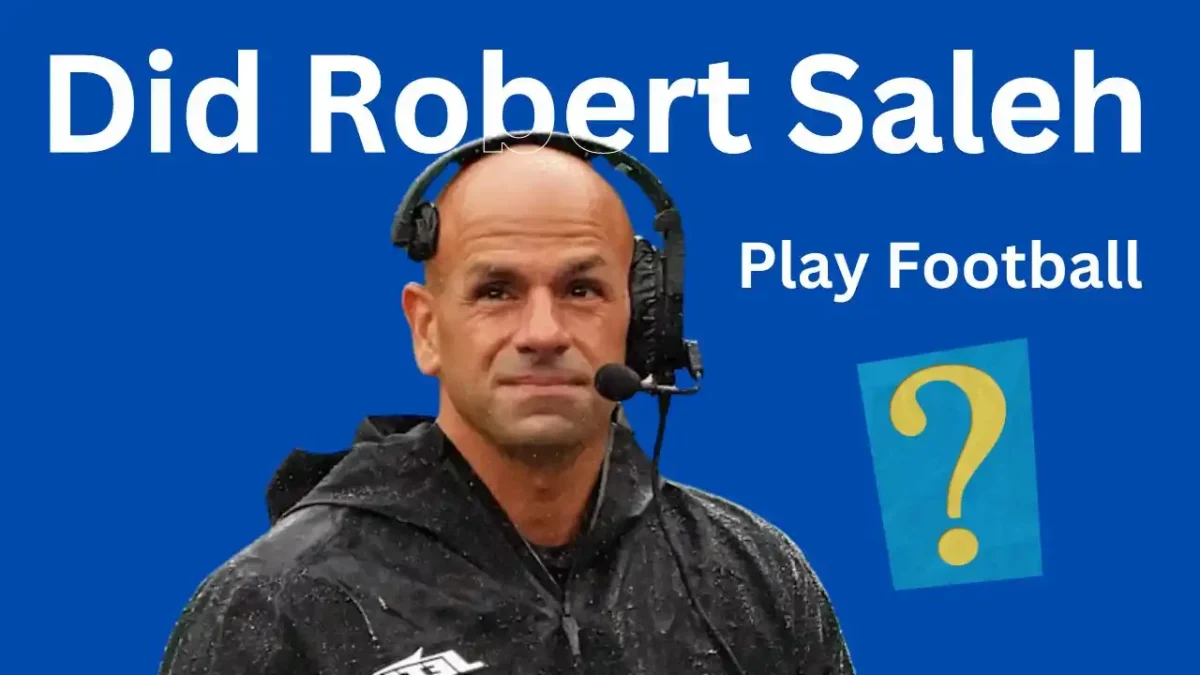 Did Robert Saleh Play Football