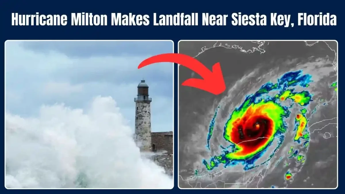 Hurricane Milton Makes Landfall Near Siesta Key, Florida