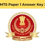 SSC MTS Paper 1 Answer Key 2024